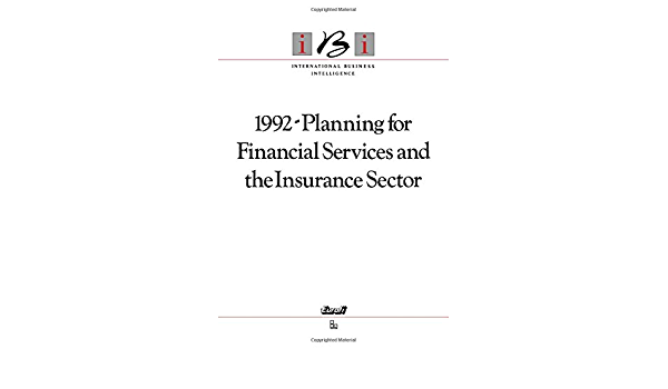 1992-Planning for Financial Services and the Insurance Sector