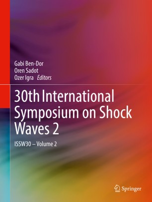 30th International Symposium on Shock Waves 2: ISSW30 - Volume 2