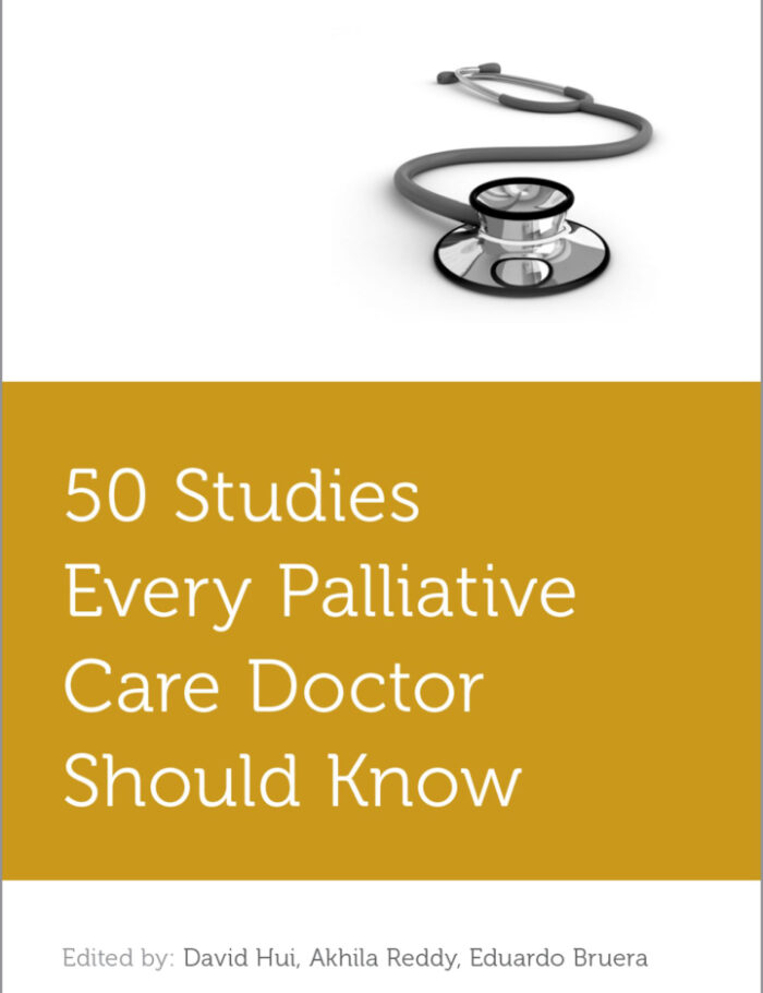50 Studies Every Palliative Care Doctor Should Know