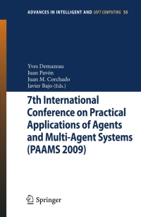 7th International Conference on Practical Applications of Agents and Multi-Agent Systems (PAAMS'09)