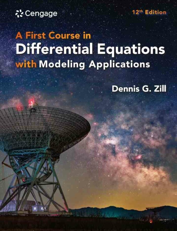 A First Course in Differential Equations with Modeling Applications, 12th Edition
