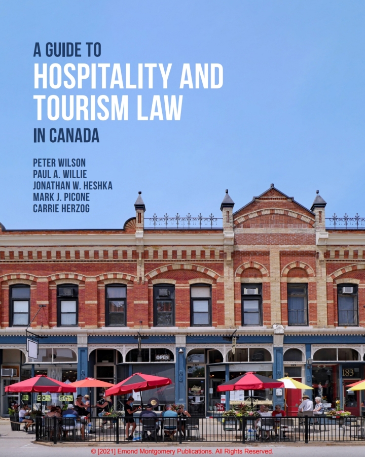 A Guide to Hospitality and Tourism Law in Canada?