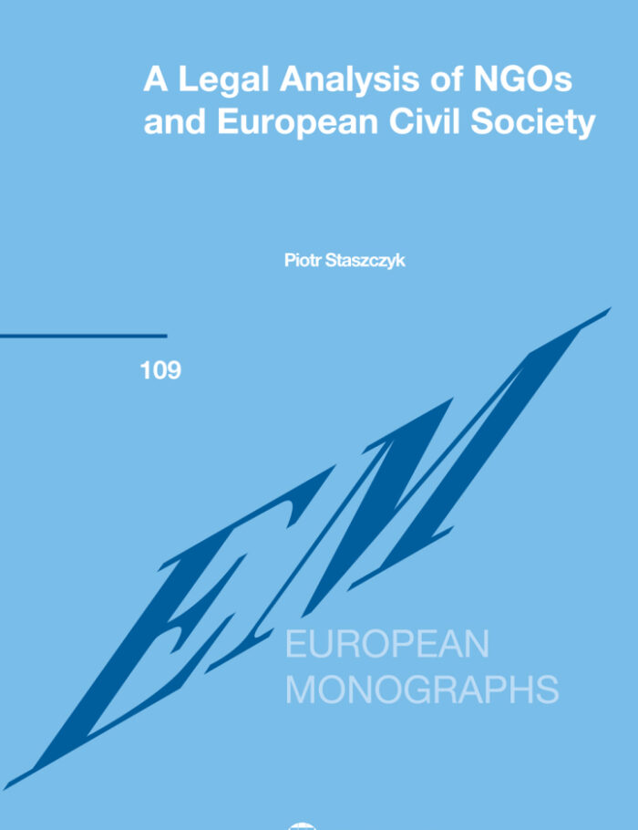 A Legal Analysis of NGOs and European Civil Society