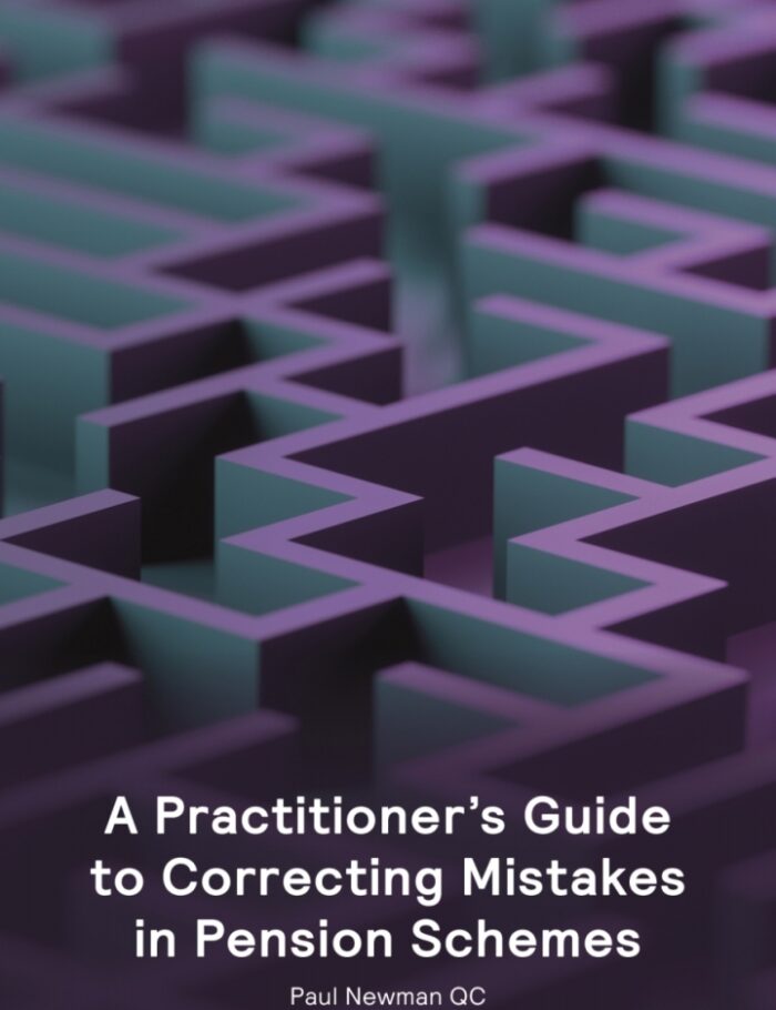 A Practitionerï¿½s Guide to Correcting Mistakes in Pension Schemes