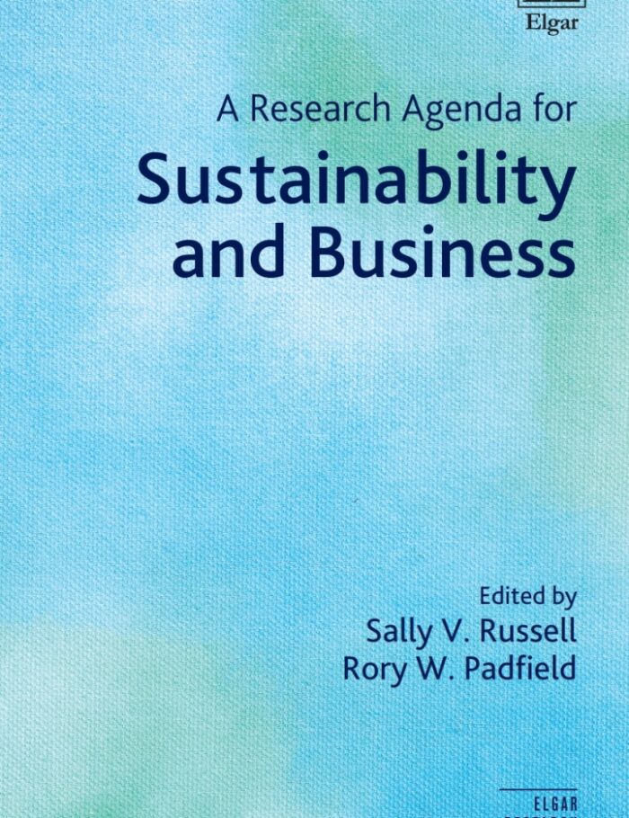A Research Agenda for Sustainability and Business A Research Agenda for Sustainability and Business