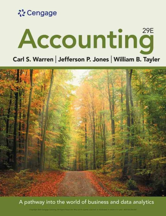 Accounting, 29th Edition