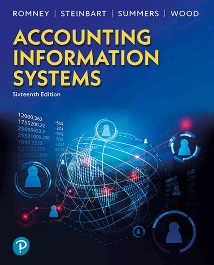 Accounting Information Systems, 16th Edition