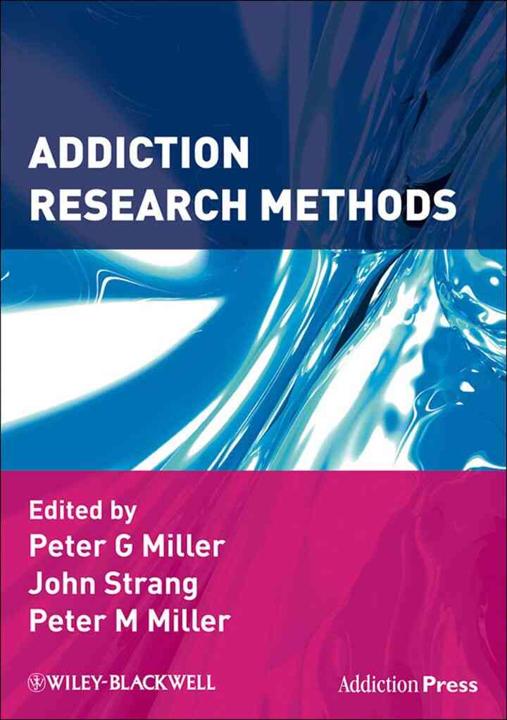 Addiction Research Methods, 1st Edition