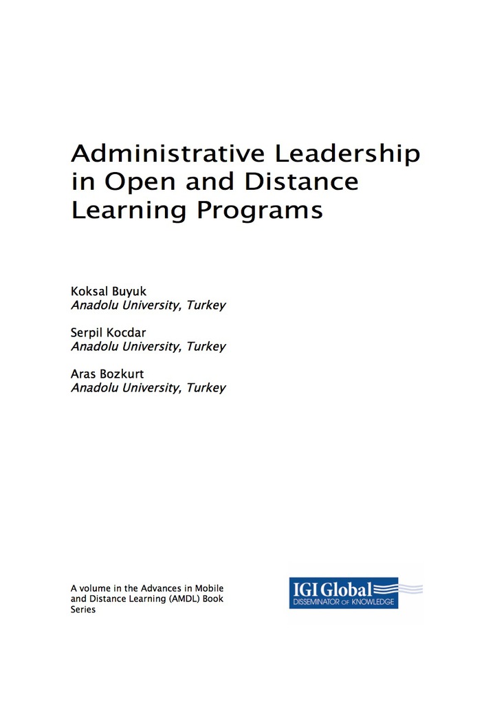 Administrative Leadership in Open and Distance Learning Programs