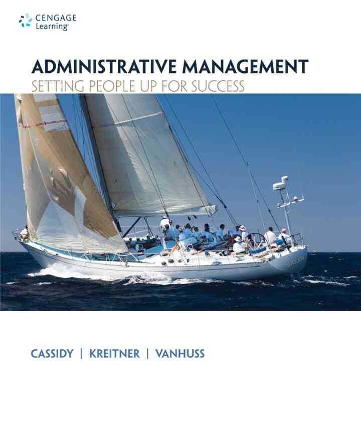 Administrative Management: Setting People Up for Success 1st Edition