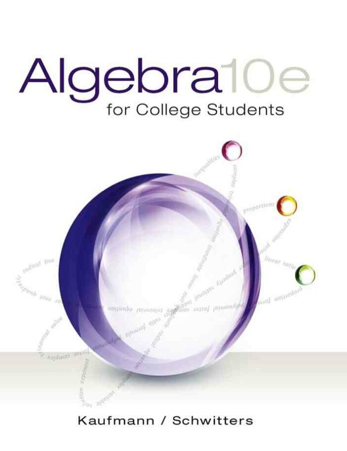 Algebra for College Students 10th Edition