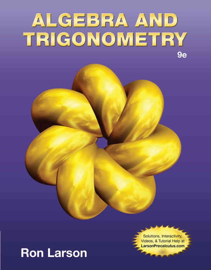 Algebra & Trigonometry 9th Edition