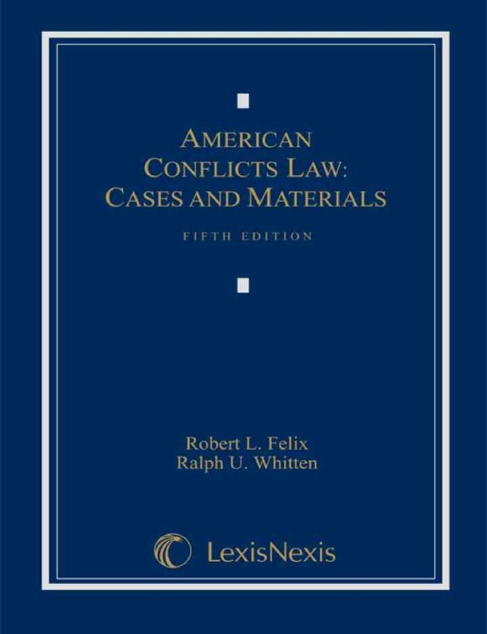 American Conflicts Law: Cases and Materials
