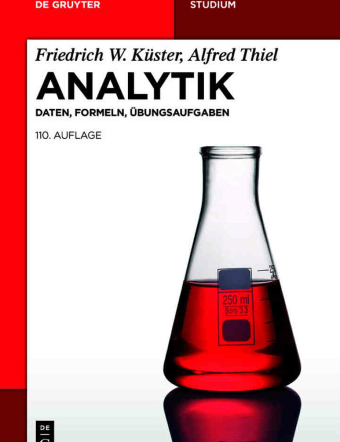 Analytik 1: Daten, Formeln, ï¿½bungsaufgaben