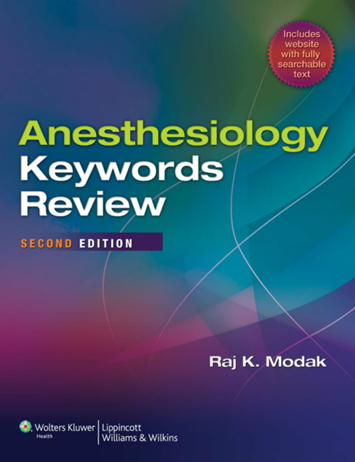 Anesthesiology Keywords Review