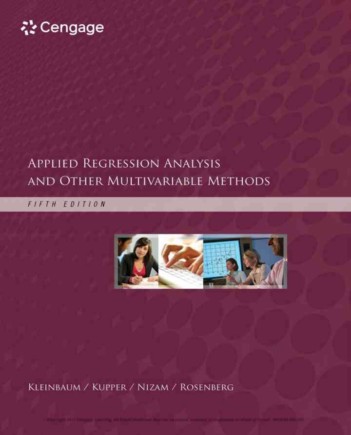 Applied Regression Analysis and Other Multivariable Methods 5th Edition