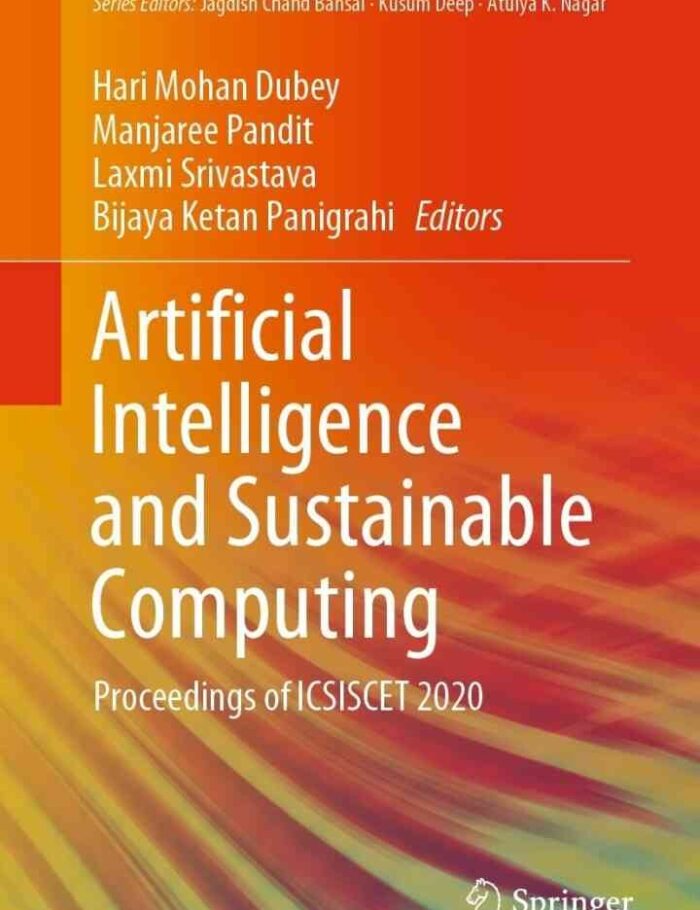 Artificial Intelligence and Sustainable Computing: Proceedings of ICSISCET 2020
