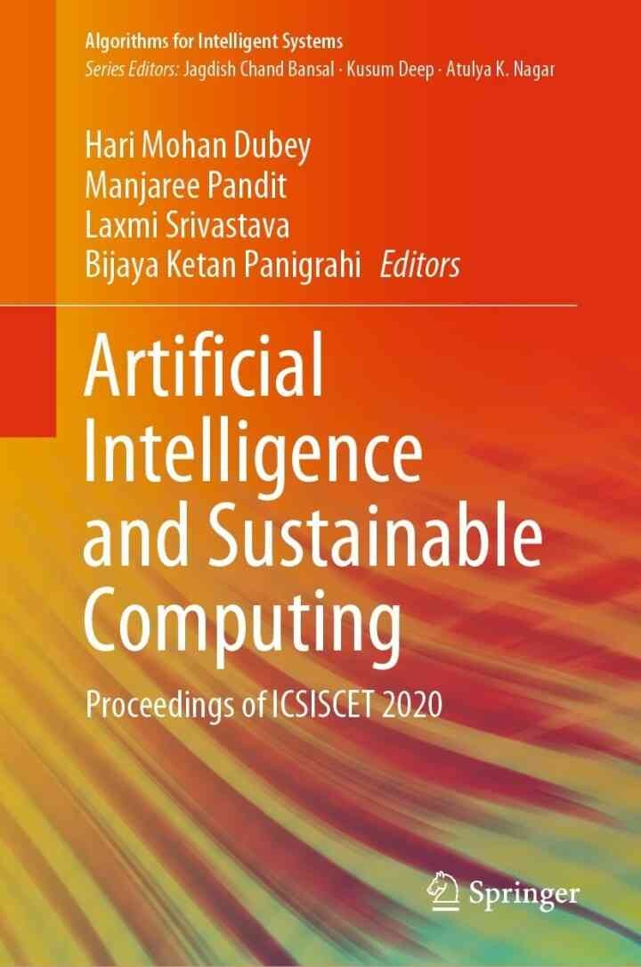 Artificial Intelligence and Sustainable Computing: Proceedings of ICSISCET 2020