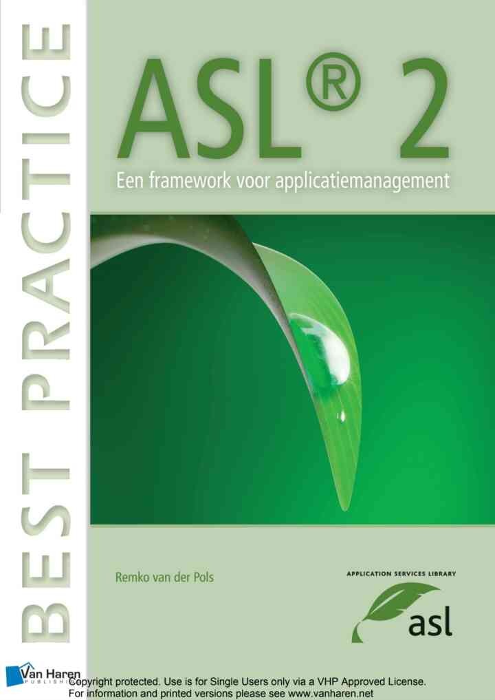 ASLÂ® 2 - Een framework voor applicatiemanagement, 1st Edition