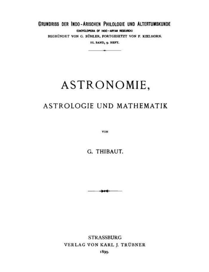 Astronomie, Astrologie und Mathematik, 1st Edition