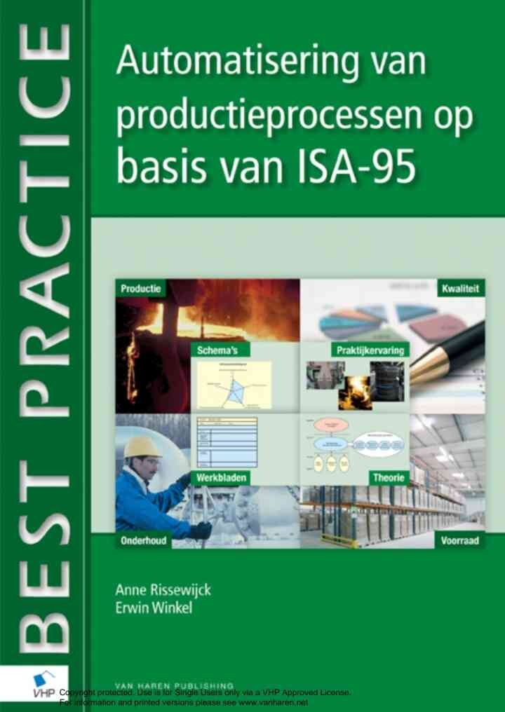 Automatisering van productieprocessen op basis van ISA-95, 1st Edition