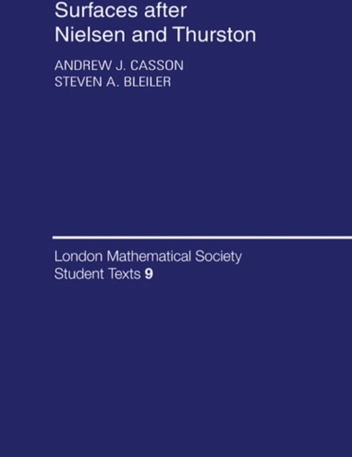 Automorphisms of Surfaces after Nielsen and Thurston