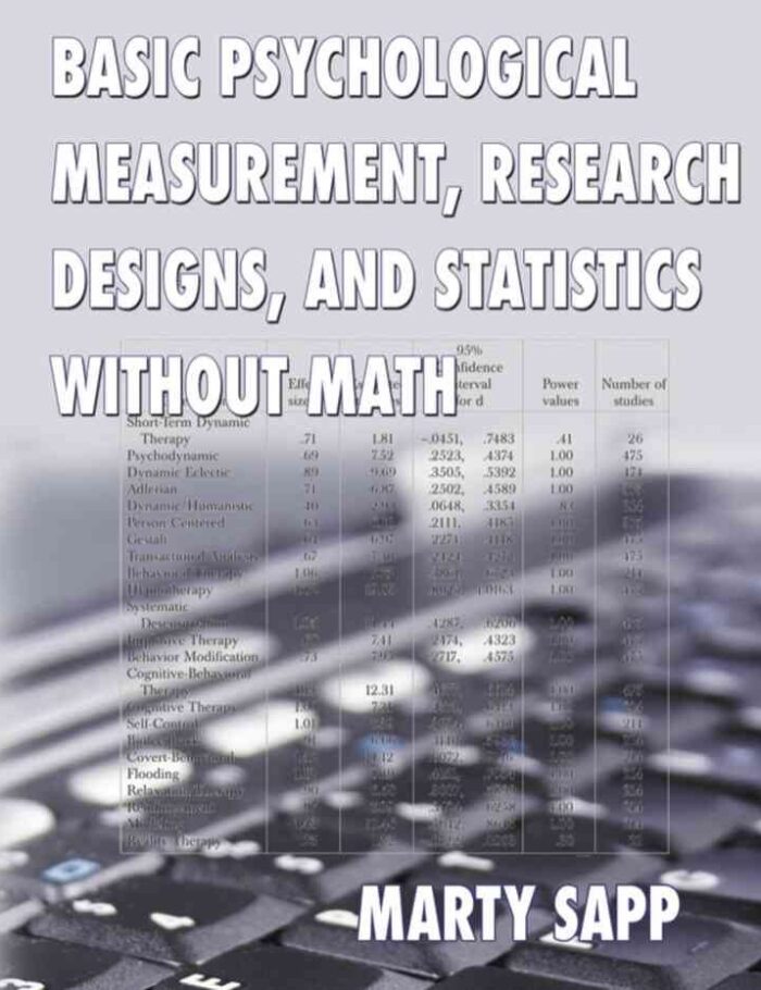 Basic Psychological Measurement, Research Designs, and Statistics Without Math