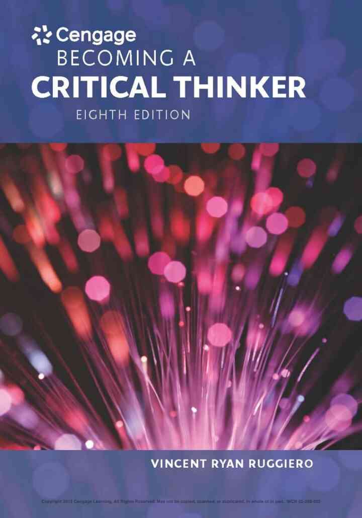 Becoming a Critical Thinker 8th Edition