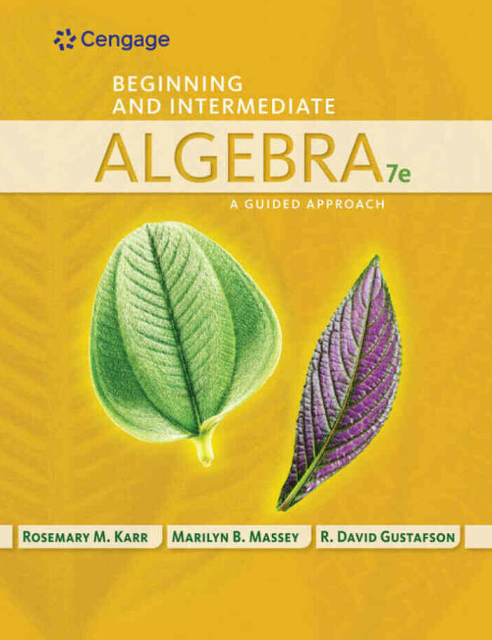 Beginning and Intermediate Algebra 7th Edition