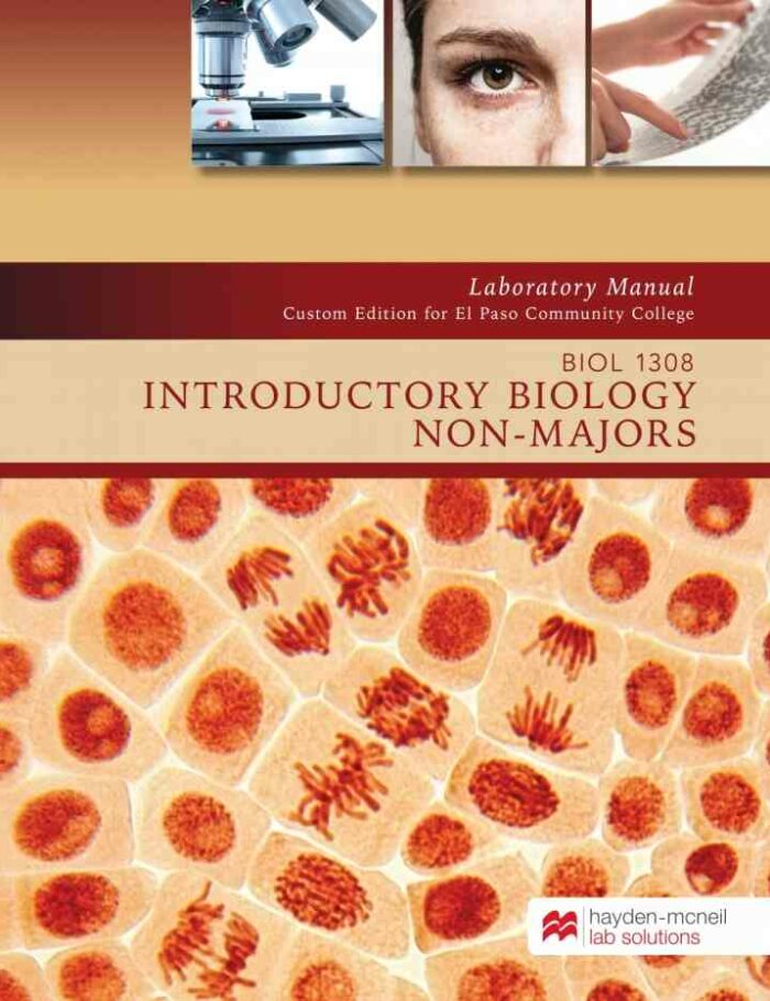 BIOL 1308: Introductory Biology Non-Majors - El Paso Community College BIOL 1308: Introductory Biology Non-Majors - El Paso Community College