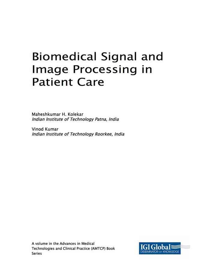 Biomedical Signal and Image Processing in Patient Care