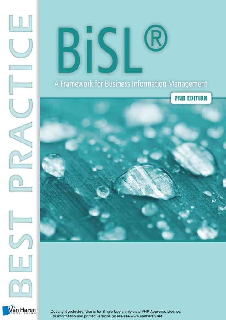 BiSLÂ® - A Framework for Business Information Management - 2nd edition, 2nd Edition