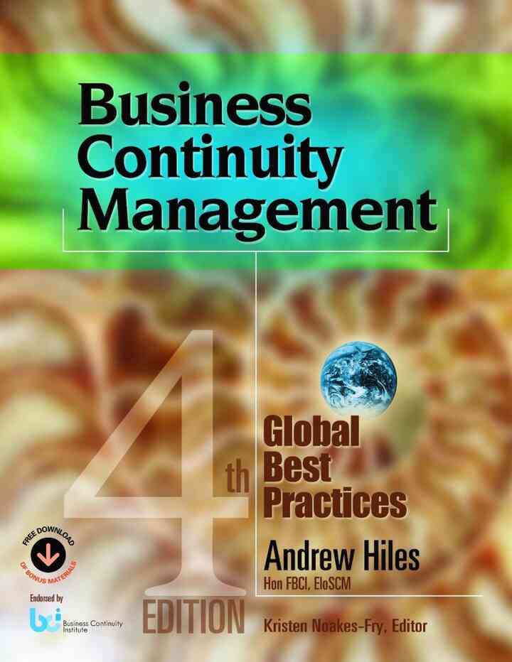 Business Continuity Management: Global Best Practices, 4th Edition