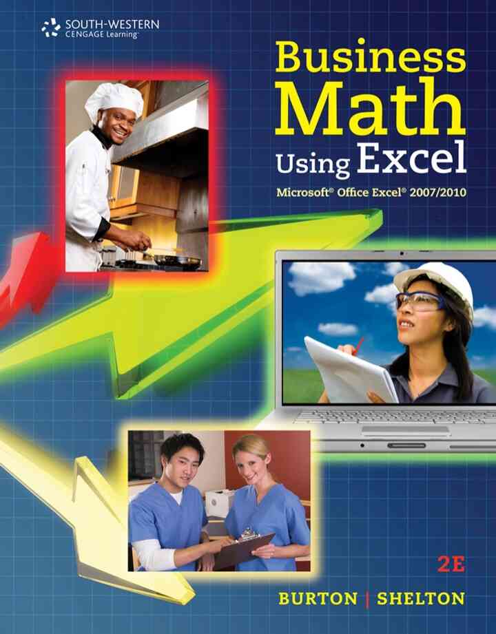 Business Math Using Excel 2nd Edition