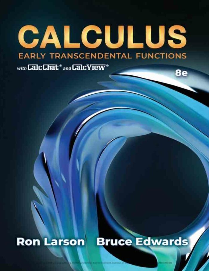 Calculus: Early Transcendental Functions, 8th Edition