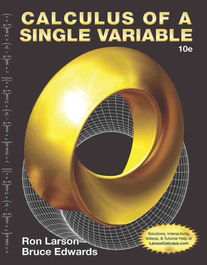 Calculus of a Single Variable 10th Edition