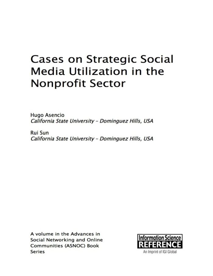 Cases on Strategic Social Media Utilization in the Nonprofit Sector