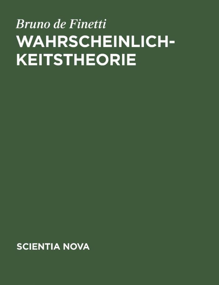 Wahrscheinlichkeitstheorie: Einf�hrende Synthese mit kritischem Anhang Wahrscheinlichkeitstheorie: Einf�hrende Synthese mit kritischem Anhang