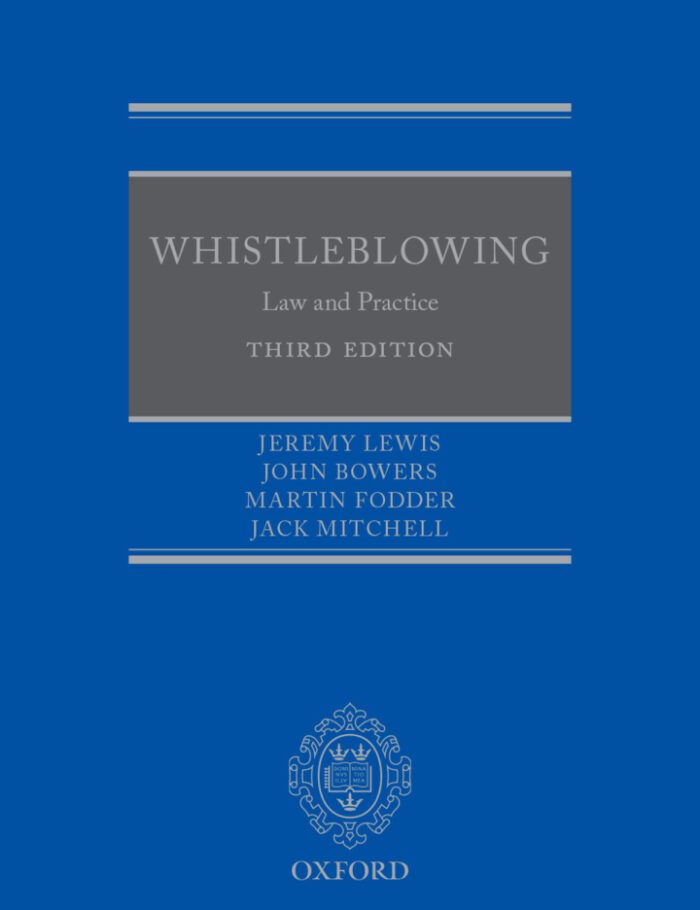 Whistleblowing: Law and Practice