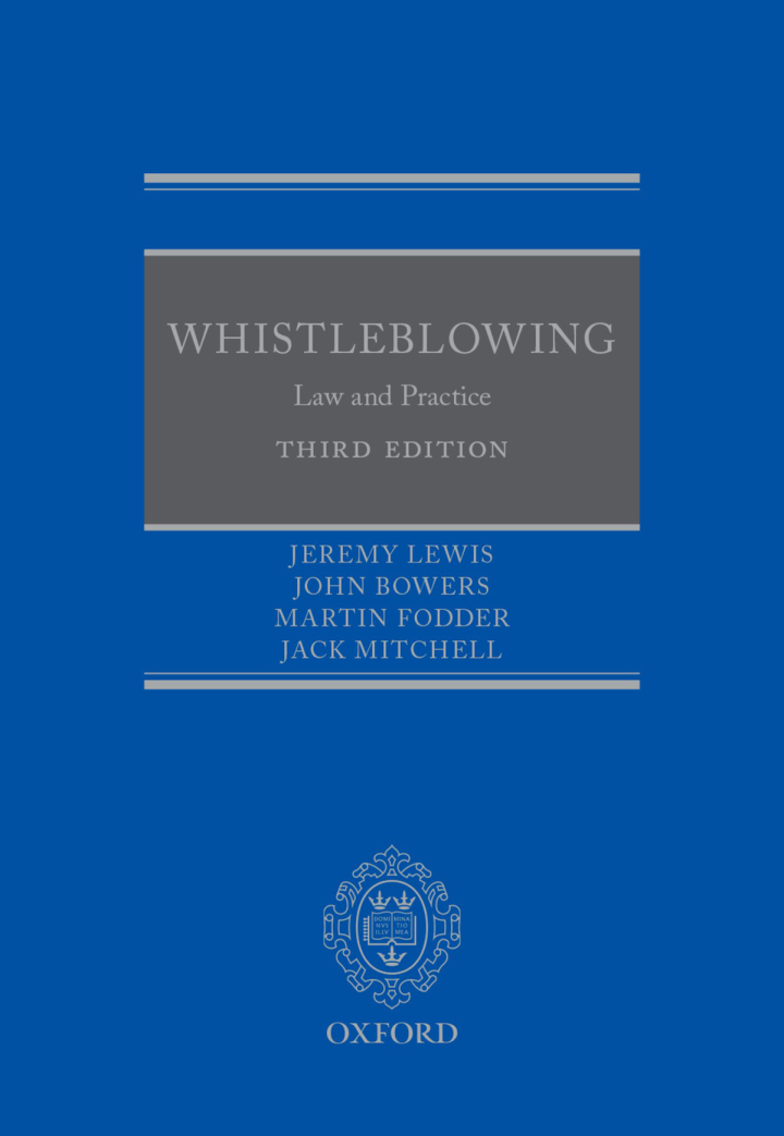Whistleblowing: Law and Practice