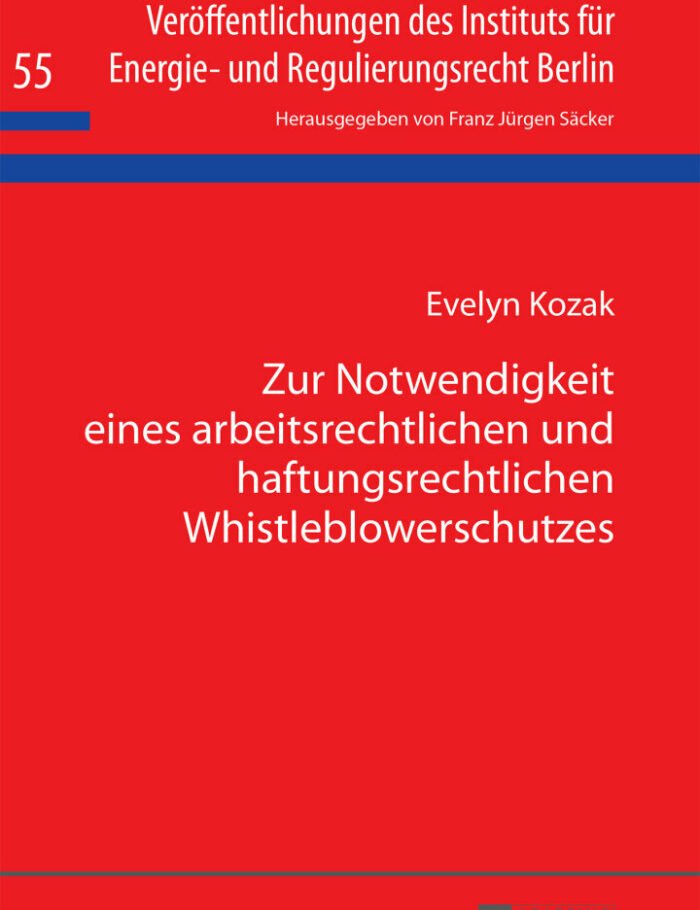 Zur Notwendigkeit eines arbeitsrechtlichen und haftungsrechtlichen Whistleblowerschutzes